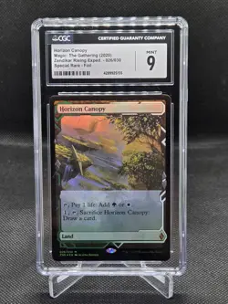 MTG Zendikar Rising Expeditions Foil Horizon Canopy 026/030 CGC Mint 9 - Image 1