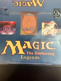 MTG/Magic the Gathering Legends - Folded Empty Box - Image 2
