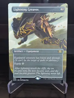 Lightning Greaves (Borderless) - Double Masters - NM - Image 1