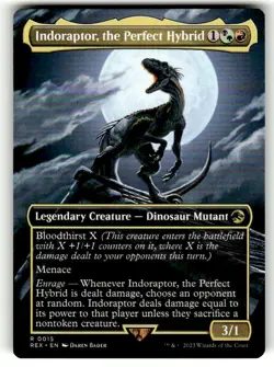 Jurassic World Collection Indoraptor, the Perfect Hybrid Masterpiece/Rare - Image 1