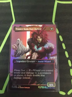 MTG Magic The Gathering Kuja, Genome Sorcerer Foil FIN Borderless Final Fantasy - Image 2