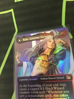 MTG Magic The Gathering Kuja, Genome Sorcerer Foil FIN Borderless Final Fantasy - Image 3