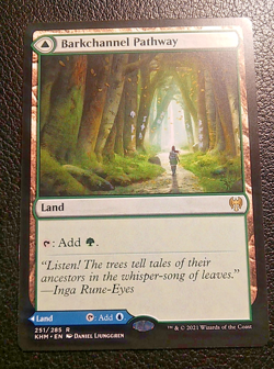 MTG - Barkchannel Pathway Kaldheim Regular Rare 251/275 - Image 1