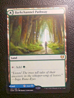 MTG - Barkchannel Pathway Kaldheim Regular Rare 251/275 - Image 3