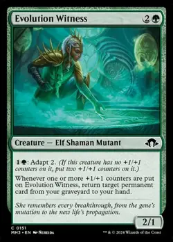 1x Evolution Witness - Foil NM Eng MTG - Modern Horizons 3 - Image 1