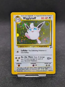 Wigglytuff 19/130 Holo Base Set 2 WOTC Pokemon Card NM/M - Image 1