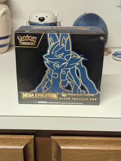 Pokemon TCG Mega Evolution Pokemon Center ETB Lucario NEW SEALED - Image 1