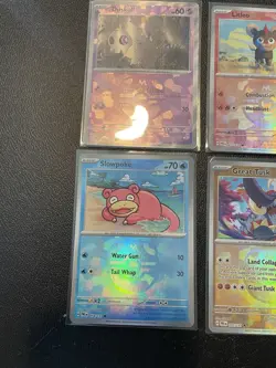 Pokemon Prismatic Evolutions Masterball Lot Of 6 Riolu, Slowpoke, ETC. Near Mint - Image 2