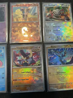 Pokemon Prismatic Evolutions Masterball Lot Of 6 Riolu, Slowpoke, ETC. Near Mint - Image 3