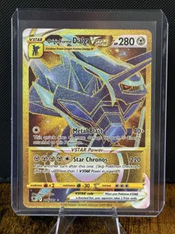 Pokemon Astral Radiance Origin Forme Dialga Vstar Gold #210 Pack Fresh - Image 1