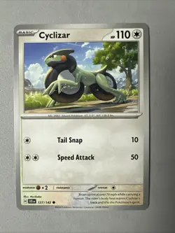 Pokemon TCG * SV Stellar Crown * 127/142 Cyclizar Common * FRESH PK - Image 1