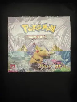 Pokemon TCG Sword & Shield VIVID VOLTAGE Booster Box Pikachu SEALED - Image 2