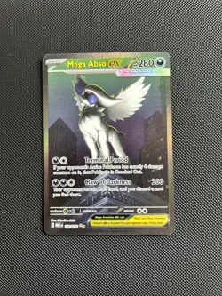 Pokemon TCG Mega Evolution Mega Absol EX SIR 180/132 NM PACK FRESH - Image 1