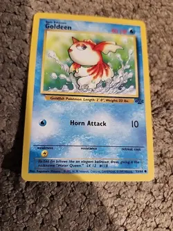 1st Edition Goldeen Jungle 53/64 Pokemon TCG - Image 1