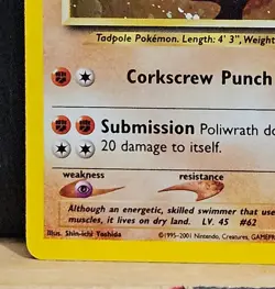 Pokemon Poliwrath Holo M-NM Unplayed Neo Discovery Clean! - Image 5