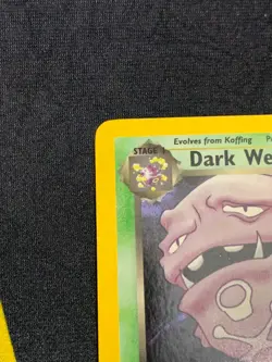 C152 POKEMON TCG DARK WEEZING 14 TEAM ROCKET HOLO VG - Image 3