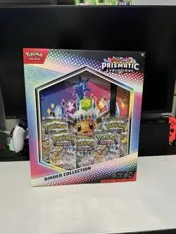 Pokemon TCG Scarlet Violet Prismatic Evolutions Binder Collection - New Sealed - Image 1