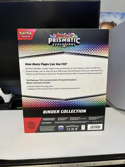 Pokemon TCG Scarlet Violet Prismatic Evolutions Binder Collection - New Sealed - Image 4