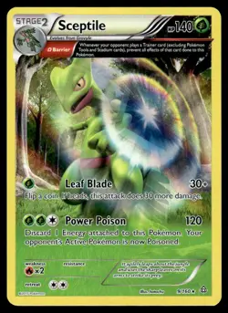 Pokemon TCG Sceptile XY - Primal Clash #9 Stage 2/Rare Holo - Image 1