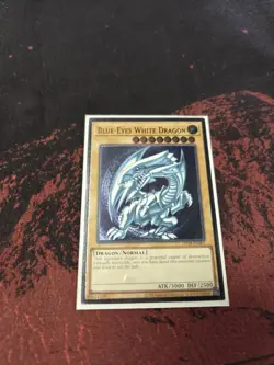 Blue Eyes White Dragon OP28-EN001 Ultimate Rare Yu-Gi-Oh OTS English - Image 1