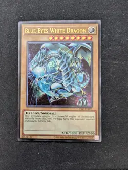 Blue-Eyes White Dragon (Version 3) LCKC-EN001 Legendary Collection Kaiba... - Image 1