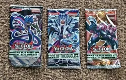 Set of 3 Yu-Gi-Oh Code of the Duelist First Edition Unopened Packs - Image 1