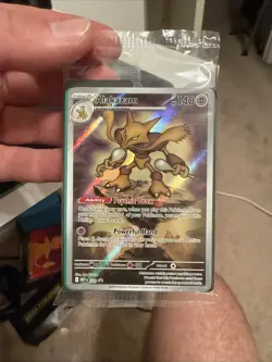 Pokemon TCG Alakazam Holo 009 Promo Card Scarlet Violet Mega EX Collection Box - Image 1