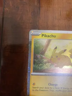 Pokemon Snowflake Stamped Pikachu Holiday Calendar 025/165 Promo Card NM ⚡ - Image 3