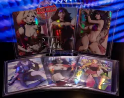 Ms. Marvel Trading Card Comics Premium Flash Beauty Art Holo Rare Foil ACG - Image 4