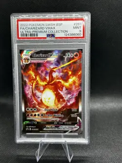 🔥 Pokemon TCG Charizard VMAX Black Star Promos SWSH261 Holo Card PSA 9 🔥 - Image 1
