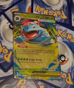Mega Venusaur EX 003/132 Mega Evolution Holo Rare Pokemon Card NM - Image 1