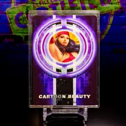 Electra Waifu Trading Card Marvel Premium Flash Beauty Art Holo Rare Foil ACG - Image 2