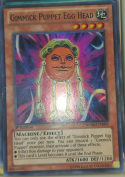 Yugioh Gimmick Puppet Egg Head NUMH-EN005 Trading Card Game TCG - Image 1