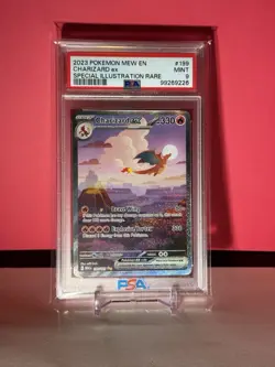 PSA 9 MINT Charizard ex 201/165 Sv2a: Pokemon Card 151 Holo (Japanese) - Image 1