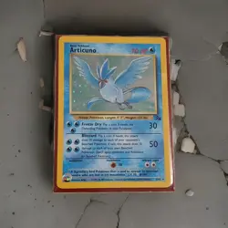 Pokemon TCG Articuno 2/62 Fossil Holo Set Rare Card Vintage WOTC 1999 MP - Image 1