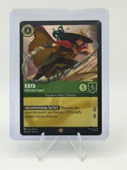 Lorcana TCG Raya Infiltration Expert 100/204 Reign of Jafar Regular Card - Image 1