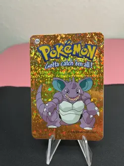 Nidoking #34 - Vintage Vending Machine Prism Sticker 2000 - Pokemon Card - Image 1