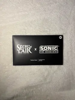 MTG SECRET LAIR X SONIC THE HEDGEHOG - Turbo Gear RAINBOW FOIL EDITION 🔥 - Image 1