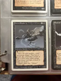 Frozen Shade. MTG. Magic the Gathering. Mint Condition. Early 1990’s Edition. - Image 1