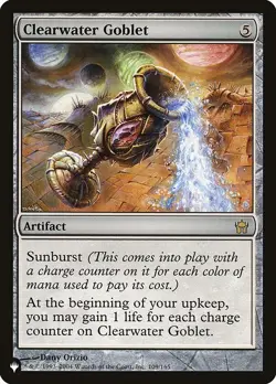 Clearwater Goblet The List Reprints NM MTG Non-Foil - Image 1