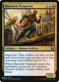 Maverick Thopterist (DDU) The List Reprints NM MTG Non-Foil - Image 1
