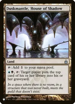 Duskmantle, House of Shadow The List Reprints NM MTG Non-Foil - Image 1