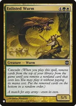 Enlisted Wurm The List Reprints NM MTG Non-Foil - Image 1
