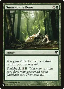Gnaw to the Bone The List Reprints NM MTG Non-Foil - Image 1