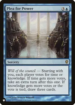 Plea for Power The List Reprints NM MTG Non-Foil - Image 1