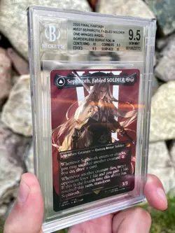 MTG Final Fantasy Sephiroth, Fabled Soldier #527 Surge Foil BGS 9.5 Gem Mint 💎 - Image 1