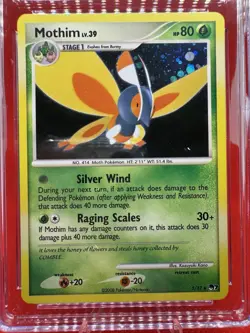 Pokemon Mothim 2008 POP Series 7 5/17 Cosmos Holo CGC 9 Mint TCG Vintage - Image 2