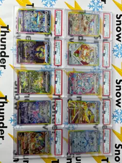 ⚡❄ PSA 10 Terastal Festival Eevee Evolution SAR Complete Set of 10 Pokemon - Image 1