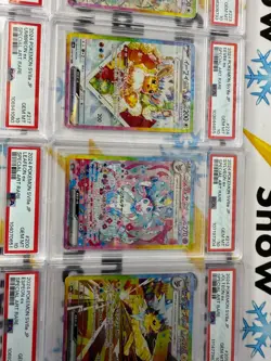 ⚡❄ PSA 10 Terastal Festival Eevee Evolution SAR Complete Set of 10 Pokemon - Image 3