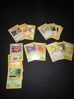 Pokemon Cards Lot Shadowless, 1st Ed Fossil/Jungle..(Non Holo) No Duplicates - Image 1